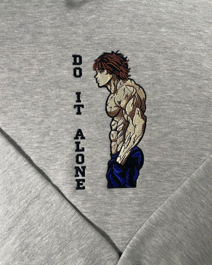 Limited Anime Bake X "Do It Alone" Hoodie